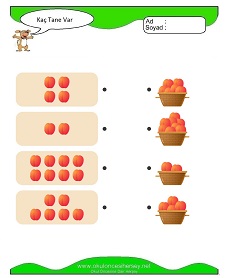 Kaç Tane Var Çalışma Sayfaları